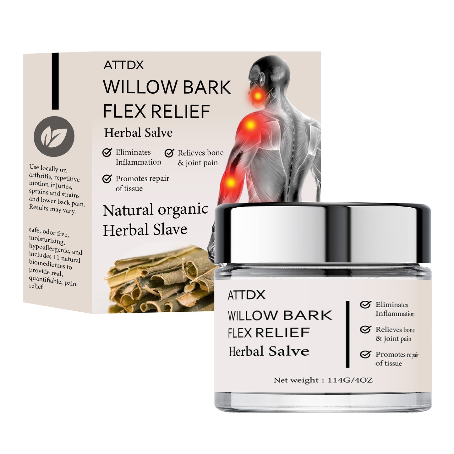 Willow Bark FlexRelief Herbal Salve